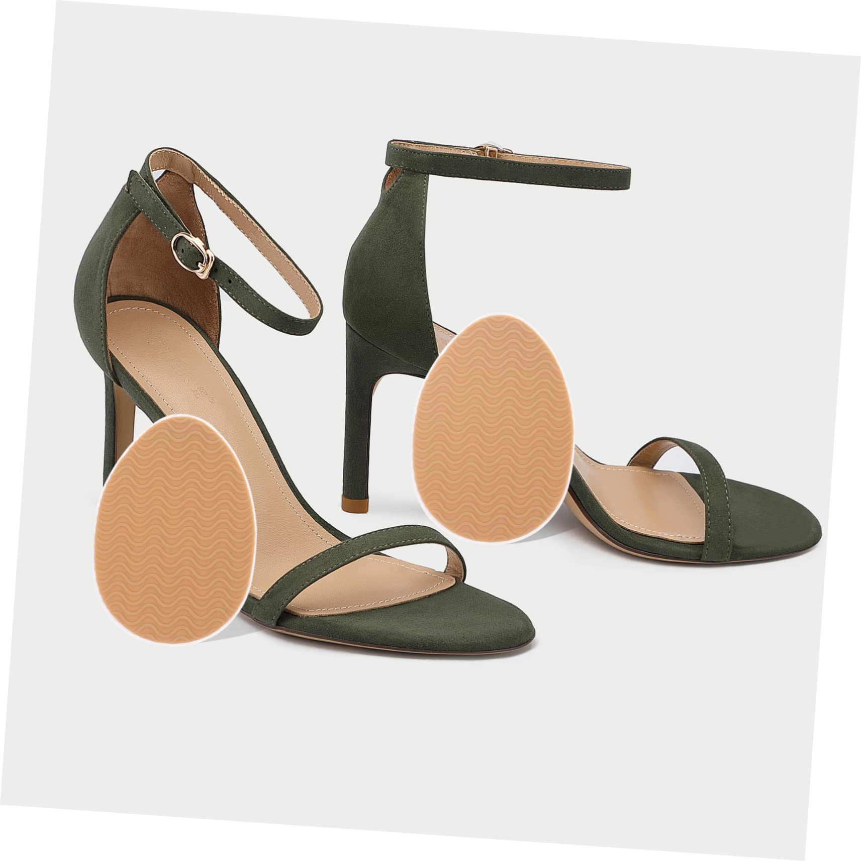 8pares Protector De Antideslizante Para Zapatos De Tacón Almohadillas De Autoadhesivas Reductor De Ruido y Desgaste De Tapones De Zapato Punta