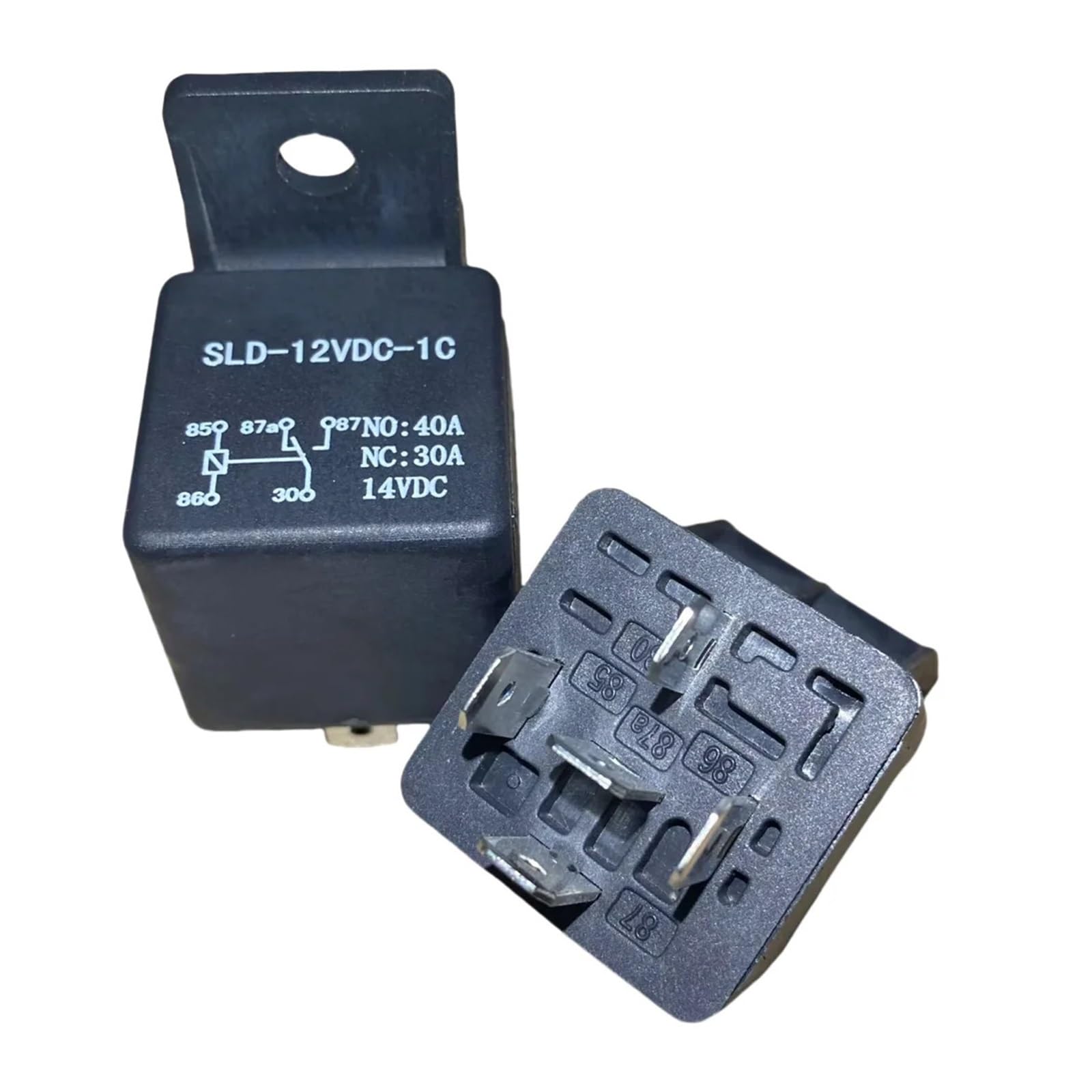 Relais SLD-24VDC-1C 40A 5 broches pour circuits de commutation automobile en lot de 10 pièces