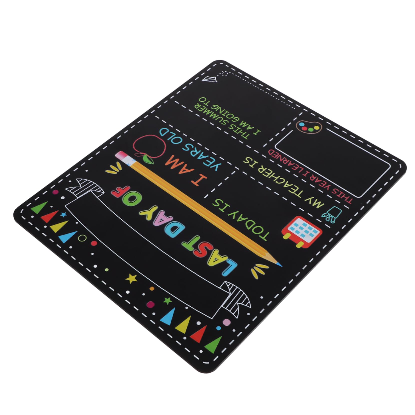 Housoutil 5 Pezzi Lavagna Doppia per Primo e Scuola Lavagnetta in Accessorio Riutilizzabile per Foto per Asilo Università Forniture Scolastiche Back To School
