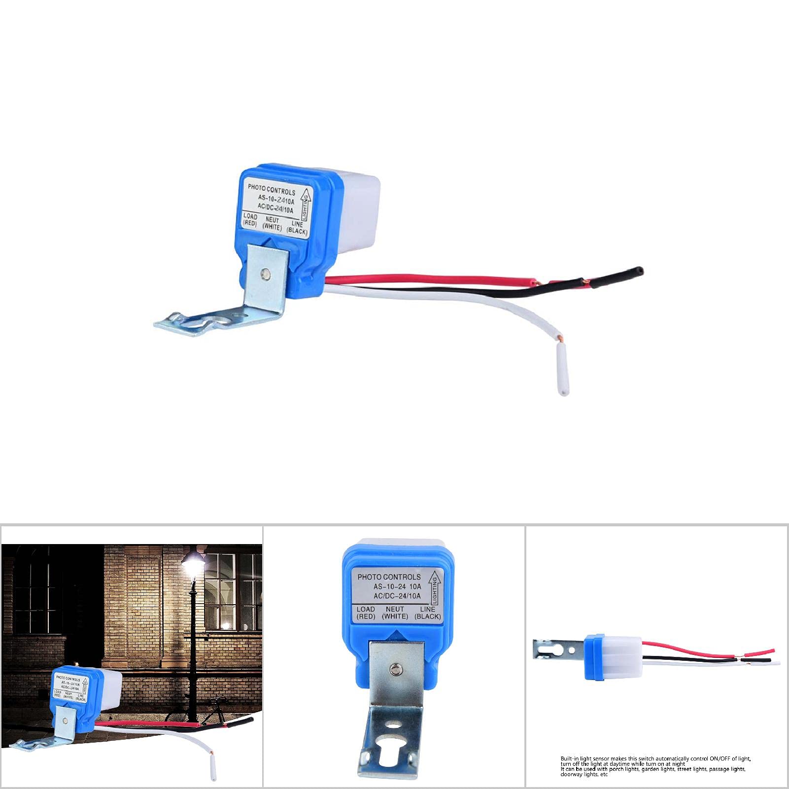 Fotocellula Interruttore Photoswitch 10A – Accensione/Spegnimento Automatico Per Lampioni