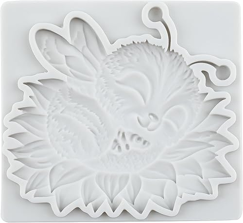 Miniatura 9 de Lingzhi Molde de silicona para fondant de abejorros para decoración de pasteles, decoración de cupcakes, chocolate, caramelo, azúcar, goma de