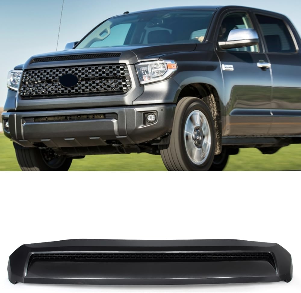 Magnetic Gray Hood Scoop Upper Grille Bulge Compatible with 2014 2015 2016 2017 2018 2019 2020 2021 Toyota Tundra Replace for 76180-0C030,761800C030