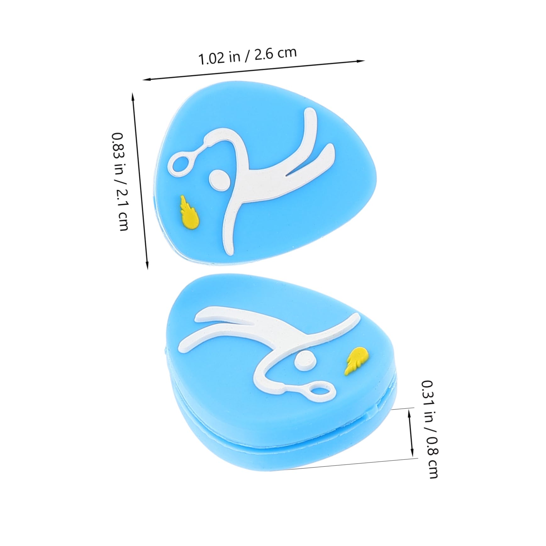 Kisangel 4 Pcs Tennis Racket Dampeners Silicone Vibration Dampener for Wrist Elbow Tennis Racket Accessories