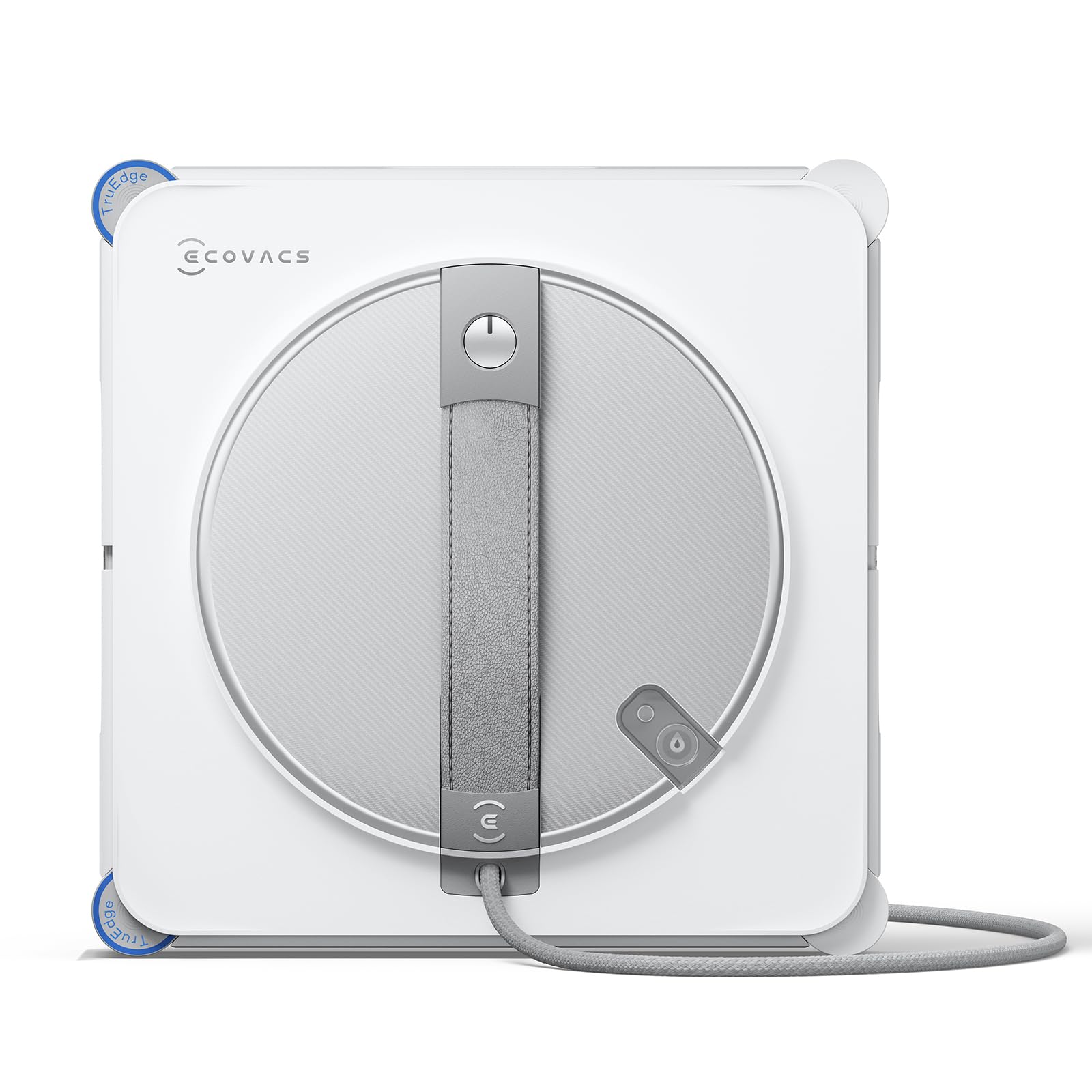 ECOVACS WINBOT W2S Robot Lavavetri, Intelligente da Bordo a Bordo con Tecnologia TruEdge™, Spruzzo d'Acqua a 3 Ugelli, Sistema di Protezione a 10 Livelli, Pianificazione del Percorso WIN-SLAM 4.0