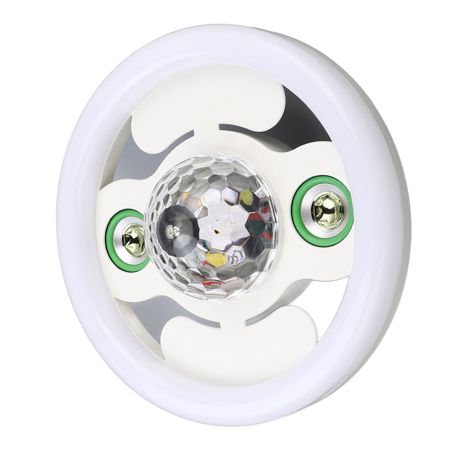 VGEBY Luz LED Inalámbrica con Bluetooth y Música, Lámpara que Cambia de Color RGB, 48W, E27, con Mando a Distancia, para Reuniones Familiares y PC