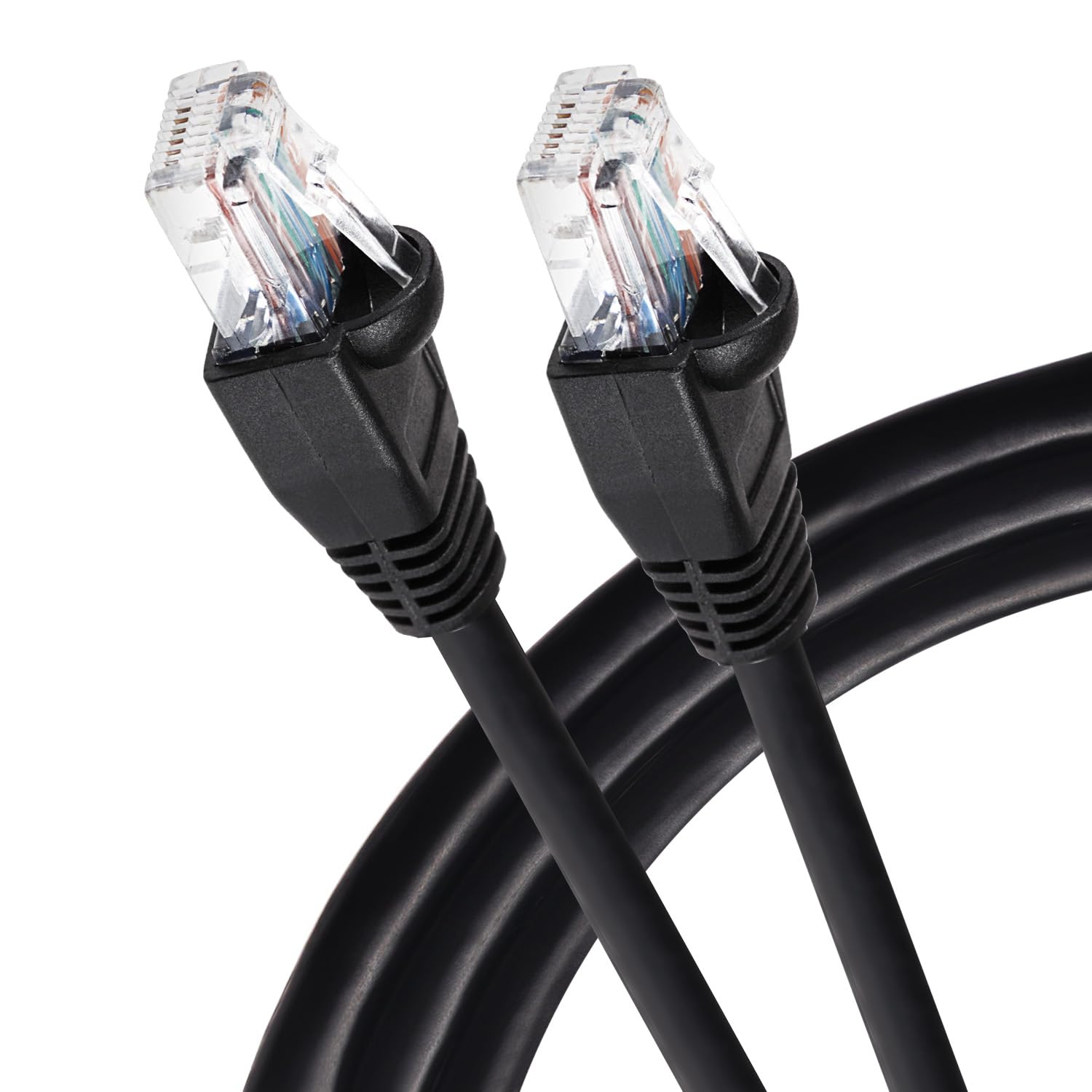 Maplin Black Manc6001-500 Networking Cable 50 M Cat6