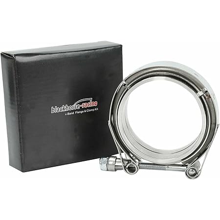 3" V-Band Clamp & Flange Kit W/ O-ring ALUMINUM Universal Intercooler Turbo Pipe - Foto 10