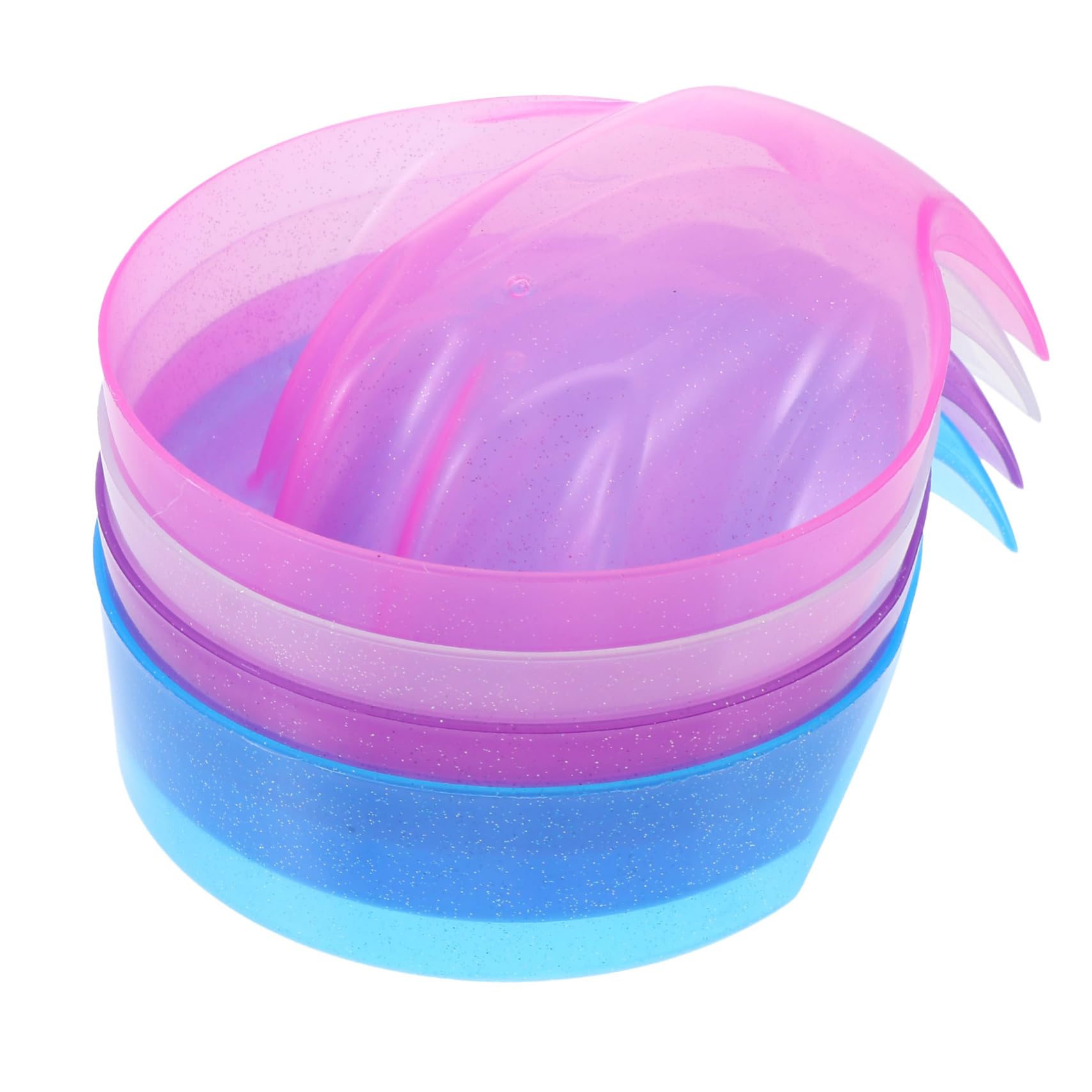 Ipetboom Nail Soaking Bowl Hand Soak Bowl for Manicure Nail Remover Random Color