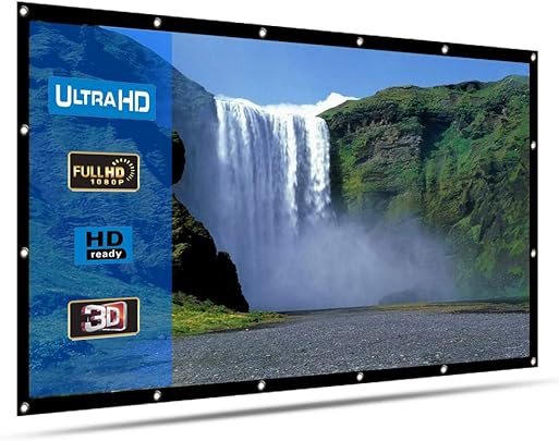 Latit schermo proiezione schermo proiettore portatile schermo Movie indoor outdoor pieghevole schermo crease senza grinze diagonale Latit schermo proiezione schermo proiettore portatile schermo Movie indoor outdoor pieghevole schermo crease senza grinze diagonale