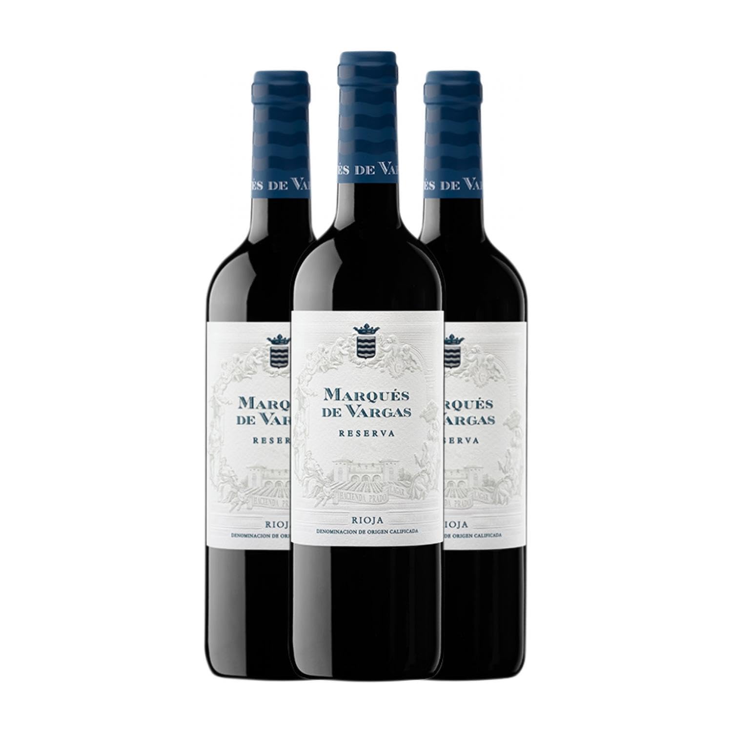 Marqués de Vargas Rioja Reserva 75 cl Vino tinto (Caja de 3 Botellas de 75 cl)