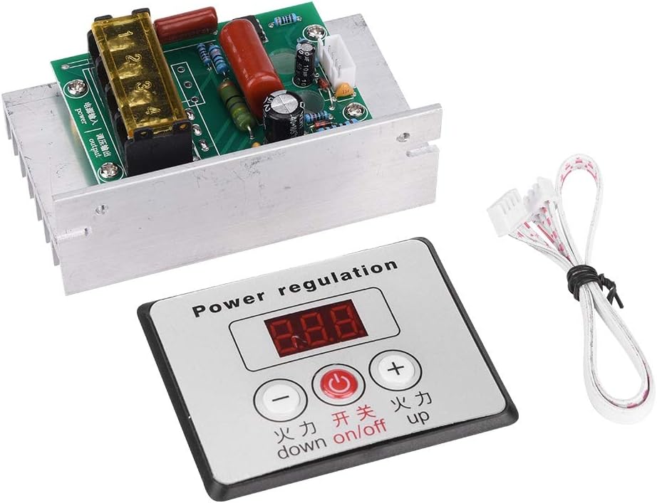 SEAFRONT AC 220 V 6000 W High Power Scr Digital Voltage Regulator Motor Speed Controller Speed Control Dimmer Thermostat/Motor Speed Controller