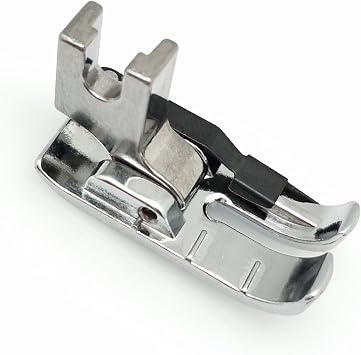 FQTANJU 1 Piece 1/4 Inch 6mm Quilting Foot Spring Type Low Shank Sewing Presser Foot with Edge Guide, for Singer 221 Featherweight Part - Part Number # P60610