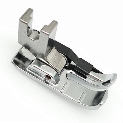 FQTANJU FQTANJU 1 Piece 1/4 Inch (6mm) Quilting Foot Spring Type Low Shank Sewing Presser Foot with Edge Guide, for Singer 221 Featherweight Part - Part Number # P60610