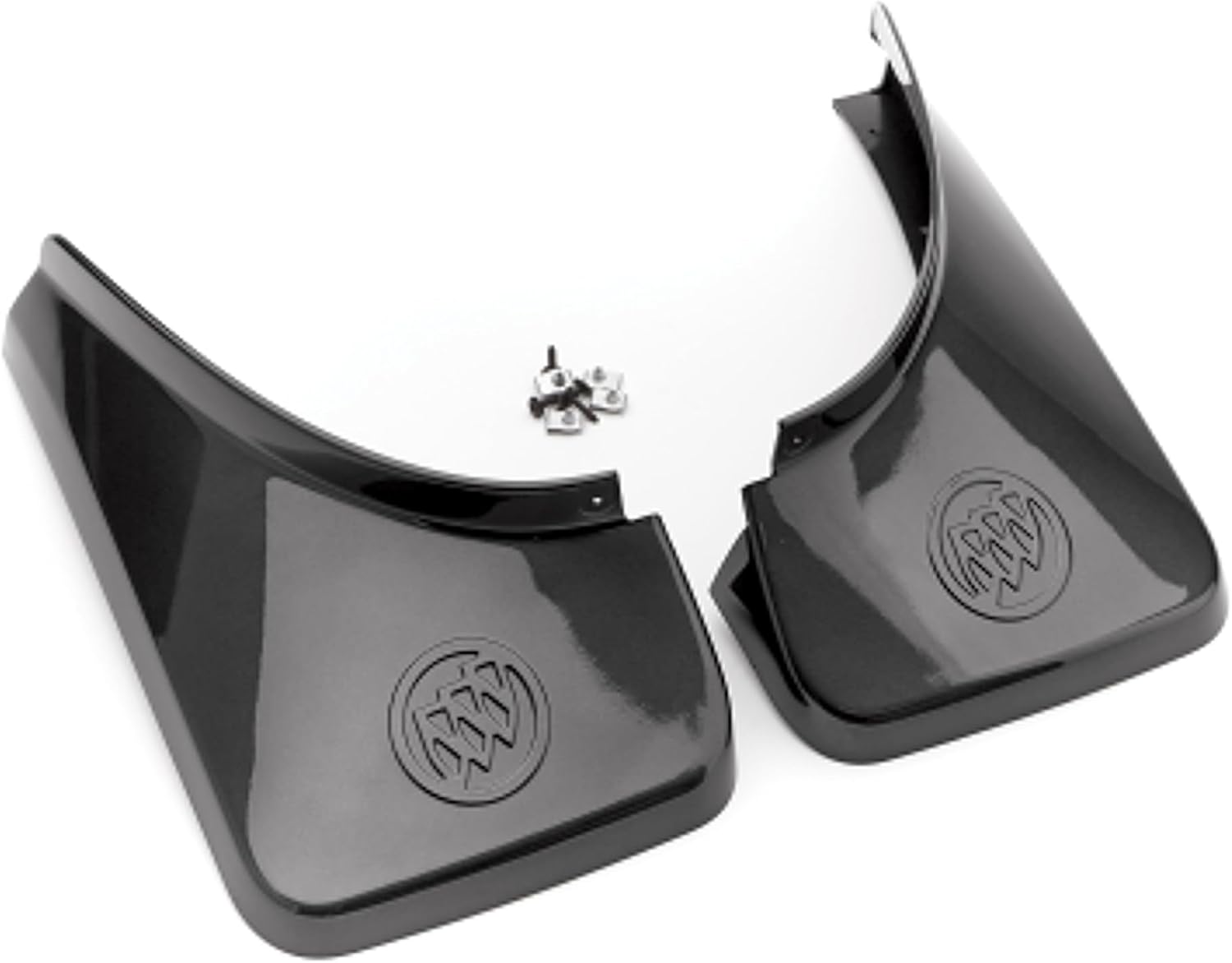 GM Accessories 22935679 Rear Molded Splash Guards in Ebony Twilight Metallic