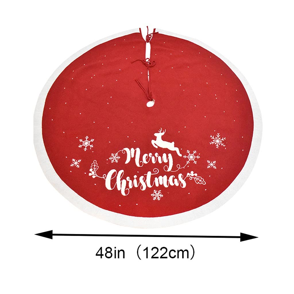 Gonna per albero di Natale da 120 cm, copertura per base e decorazione