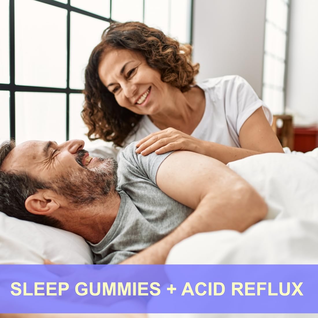 Acid Reflux Reducer Gummies | Fast Acting Anti Acid | 2 in 1 Sleep and Acid Reflux Relief Nighttime | clinically Studied Ingredients| Non-GMO Gluten Free Sugar Free | Lemon 60 Vegan Gummies — Amazon image 6