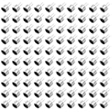 100Pcs Cylindrical Electret Condenser Microphone Pickup with 2 Pins 9×7mm