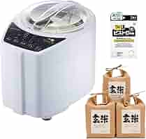 YAMAMOTO 山本電気 家庭用精米機 極め胚芽 YE-RC21A-WH 山本電気、胚芽とぬかを分けられる精米器「極め胚芽 YE-RC21A