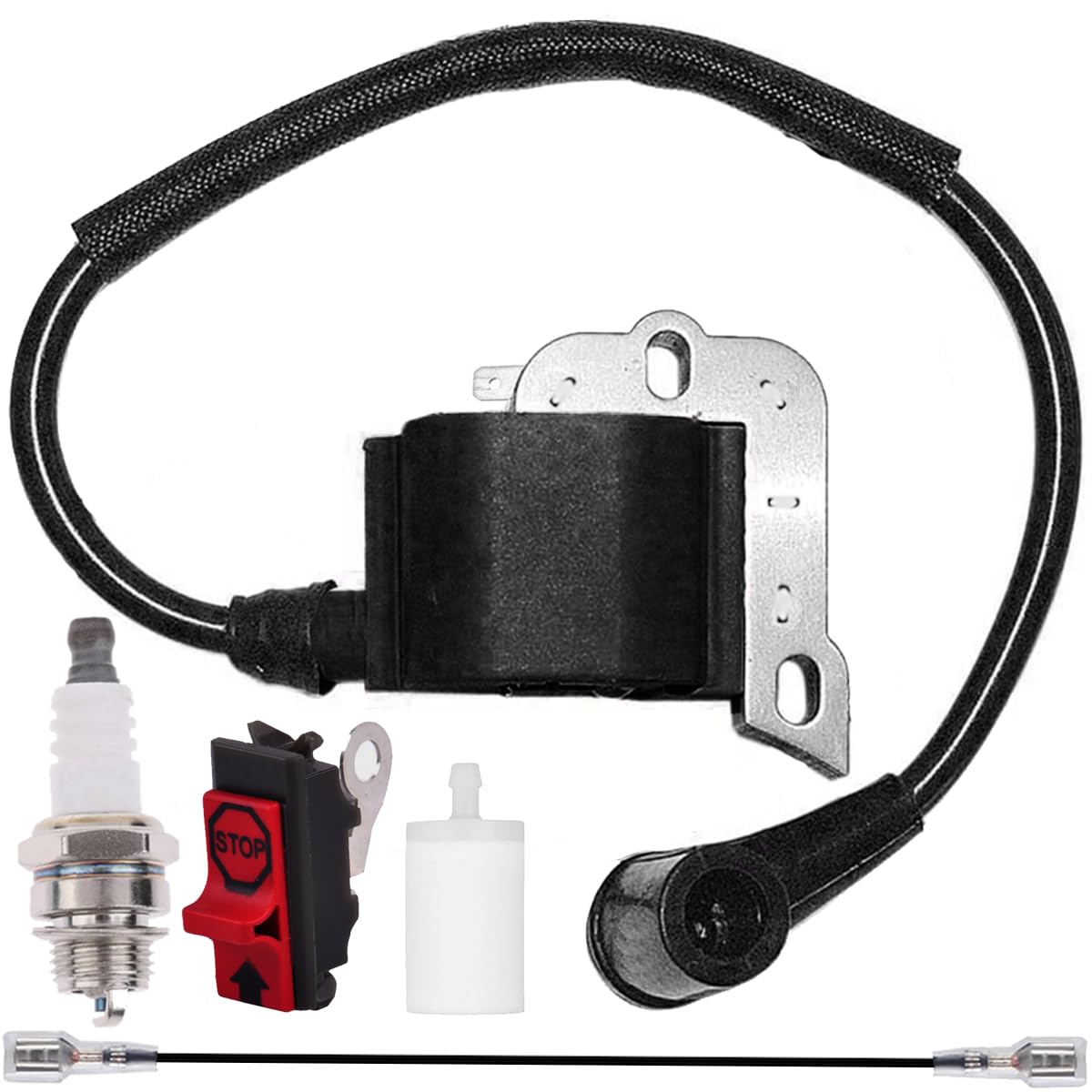 ZAMDOE 503901401 Module de Bobine d'allumage pour Husqvarna 50 51 55 61 254 257 261 262 266 268 272 XP 55 Rancher EPA pour Jonsered 2054 450 455 525 630 670 2055 2095 tronçonneuse 544018401 503620203