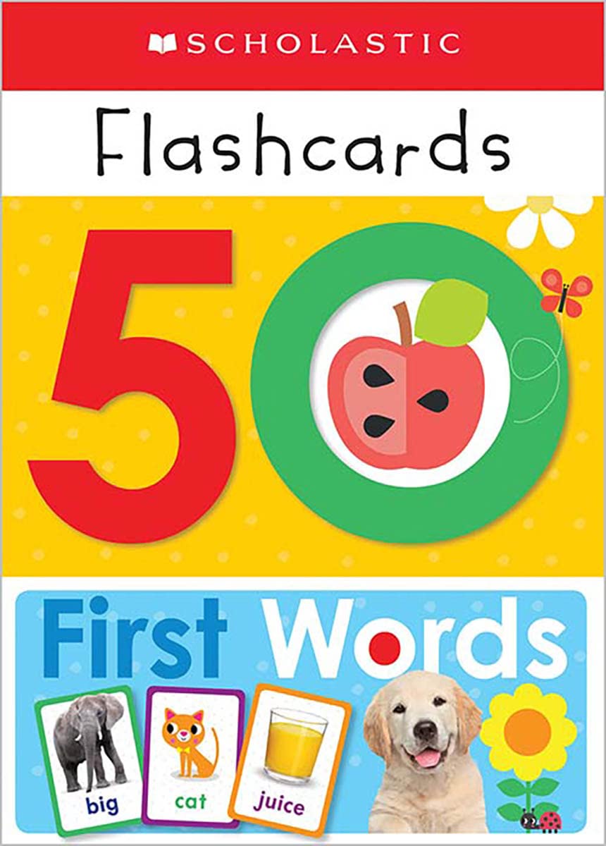 50 First Words Flashcards Scholastic Early Learners (Flashcards