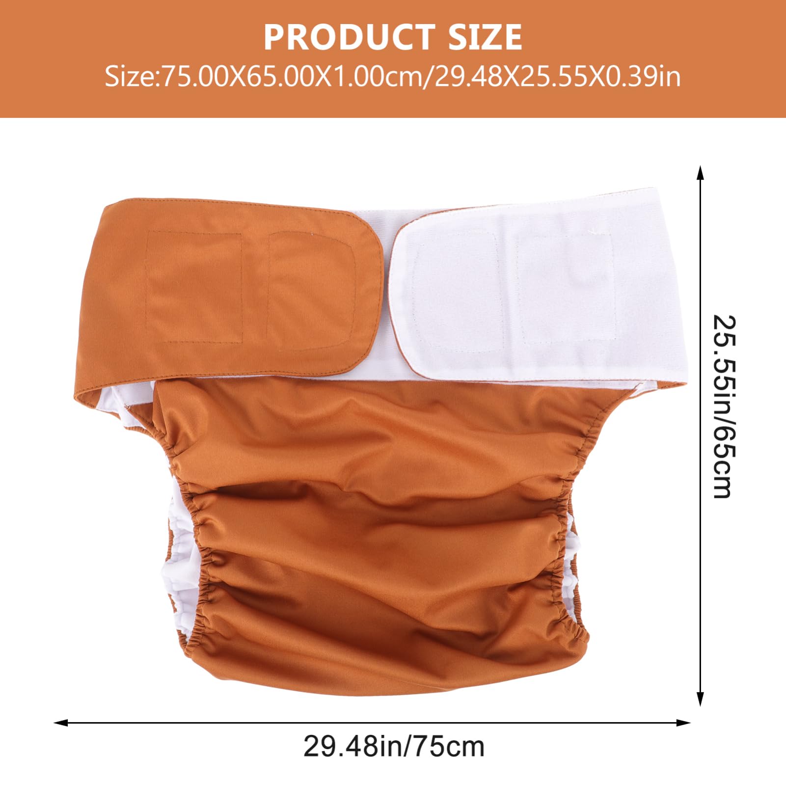 SOESFOUFU Elderly Diaper Leakproof Urinal Pant Soft Material for Comfortable Fit