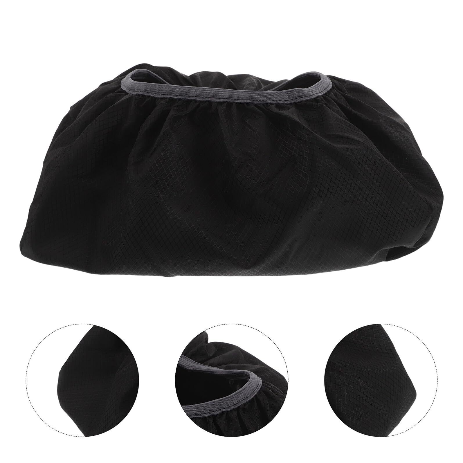 Gatuida Funda Protectora Inferior para Mochila 2 Piezas y Resistente al Desgaste, Cubierta Negra Elástica para Senderismo, Camping y Viajes al Aire Libre