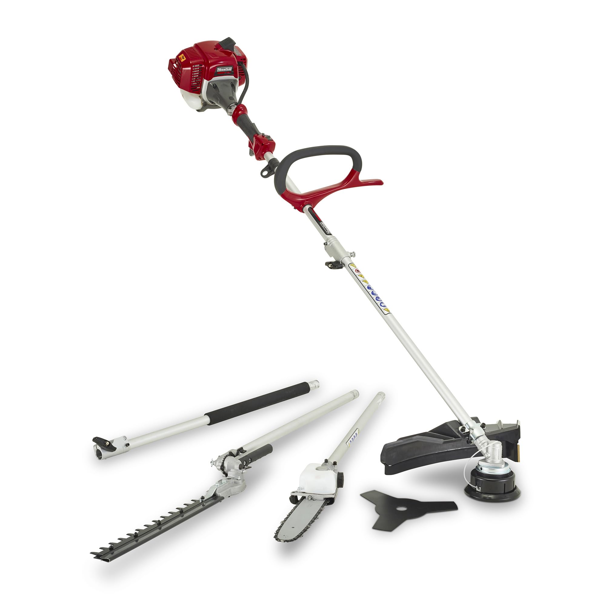 Mountfield 5-In-1 Petrol Garden Multi-Tool, Model Mm2605, And Article ?287120153/M16 Red/Grey