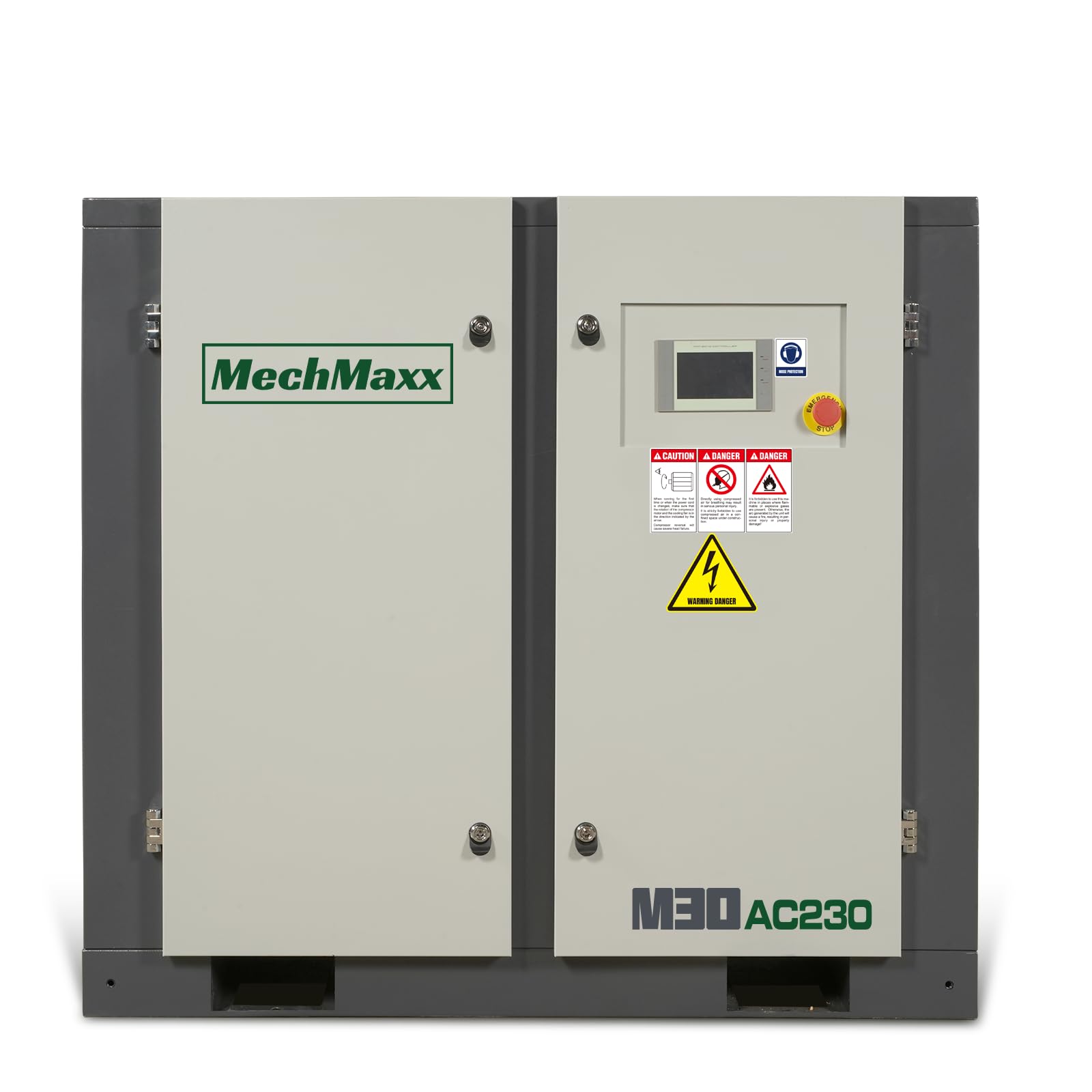 MechMaxx 106CFM Industrial Rotary Screw Air Compressor 30HP 116PSI 230V 3Phase Industrial…