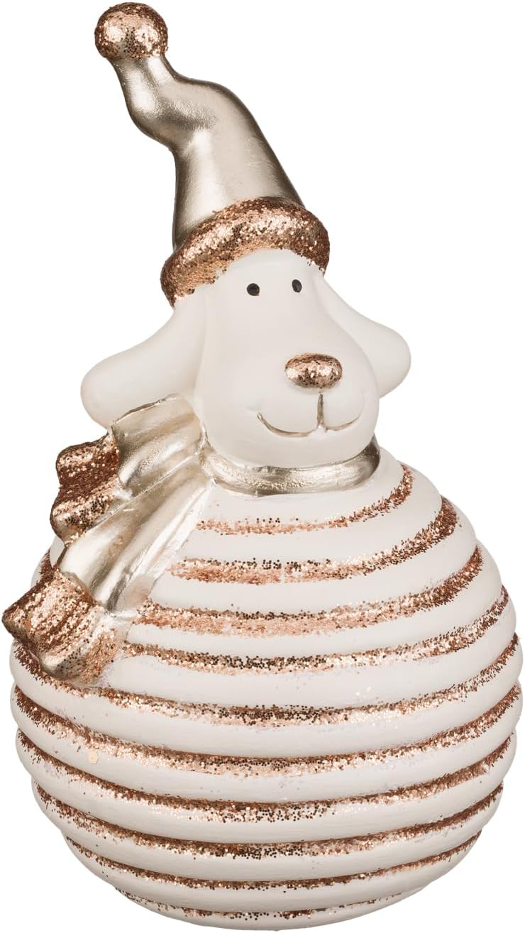Regal Art & Gift Sparkle Holiday Decor Figurine, Glitter Accents