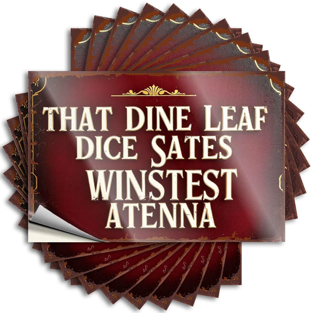 that Dinner Leaf Sates Windest. Autumn Decals | Fun Stuff Waterproof Vinyl Bottle Exterior Removable Decal Peel Stick(6X9CM)