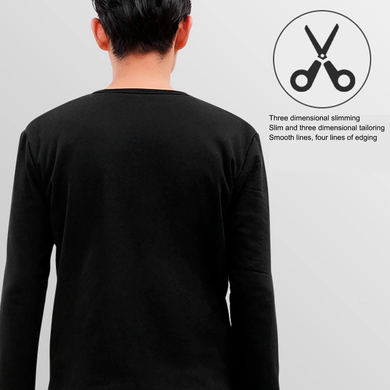 Camiseta interior calentada por infrarrojos con cuello redondo, control de temperatura por aplicación, camisas de calefacción eléctrica de 12 zonas para hombres y mujeres
