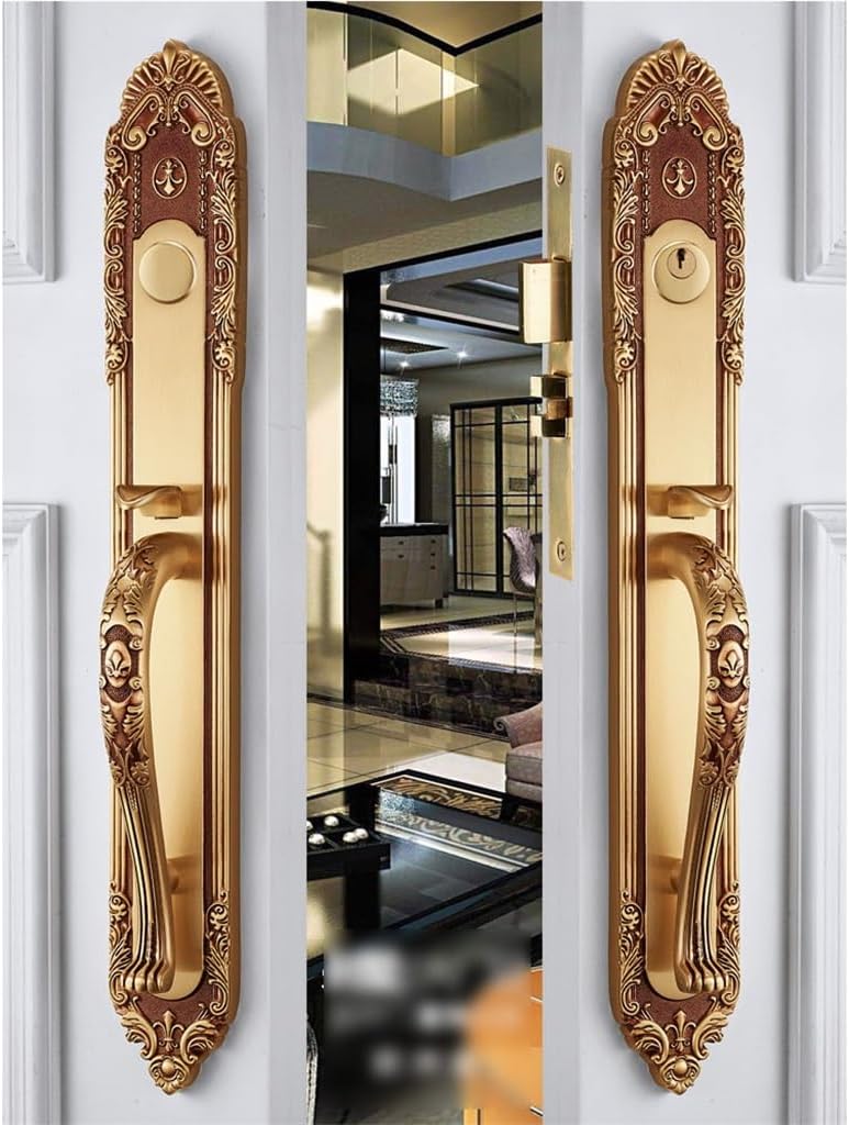 Brass Villa Folio Door Lock Entry Conference Room Large