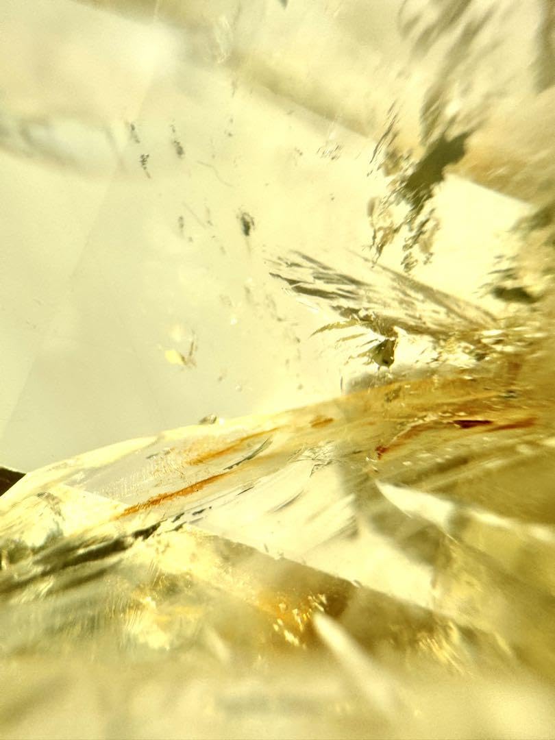 高品質 レインボー シトリン 黄水晶 六角柱 シトリン六角柱 レインボー ポイント 高品質黄水晶 財運UP 魔除