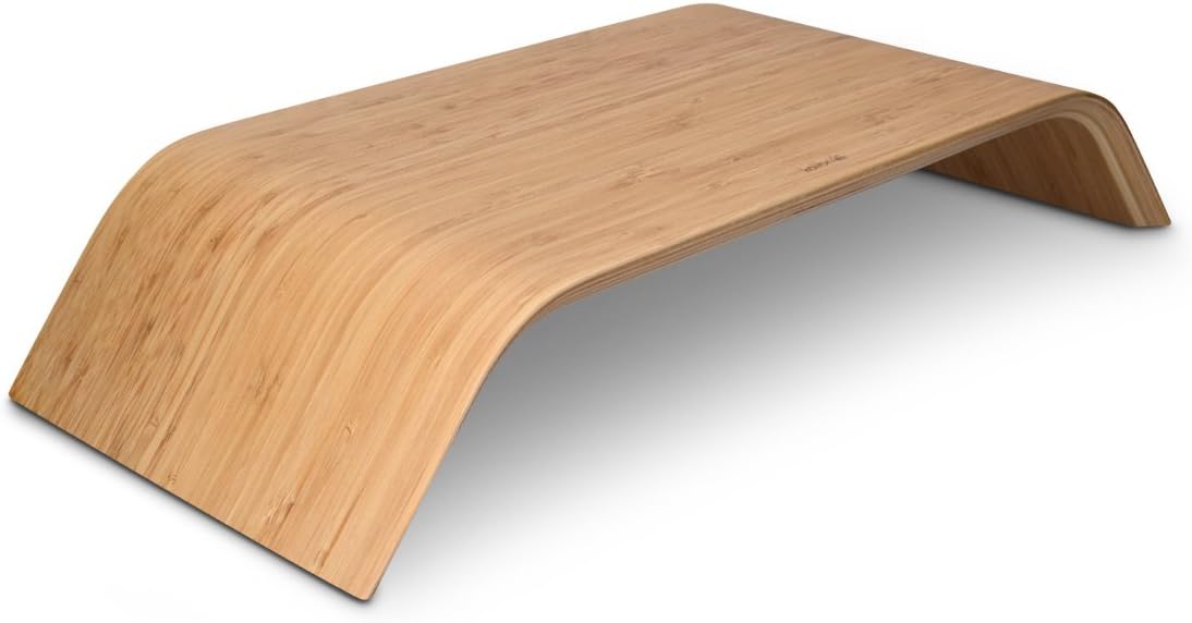 Support De Moniteur En Bois Pour écran D'ordinateur LED, Organisateur De Bureau, Présentoir