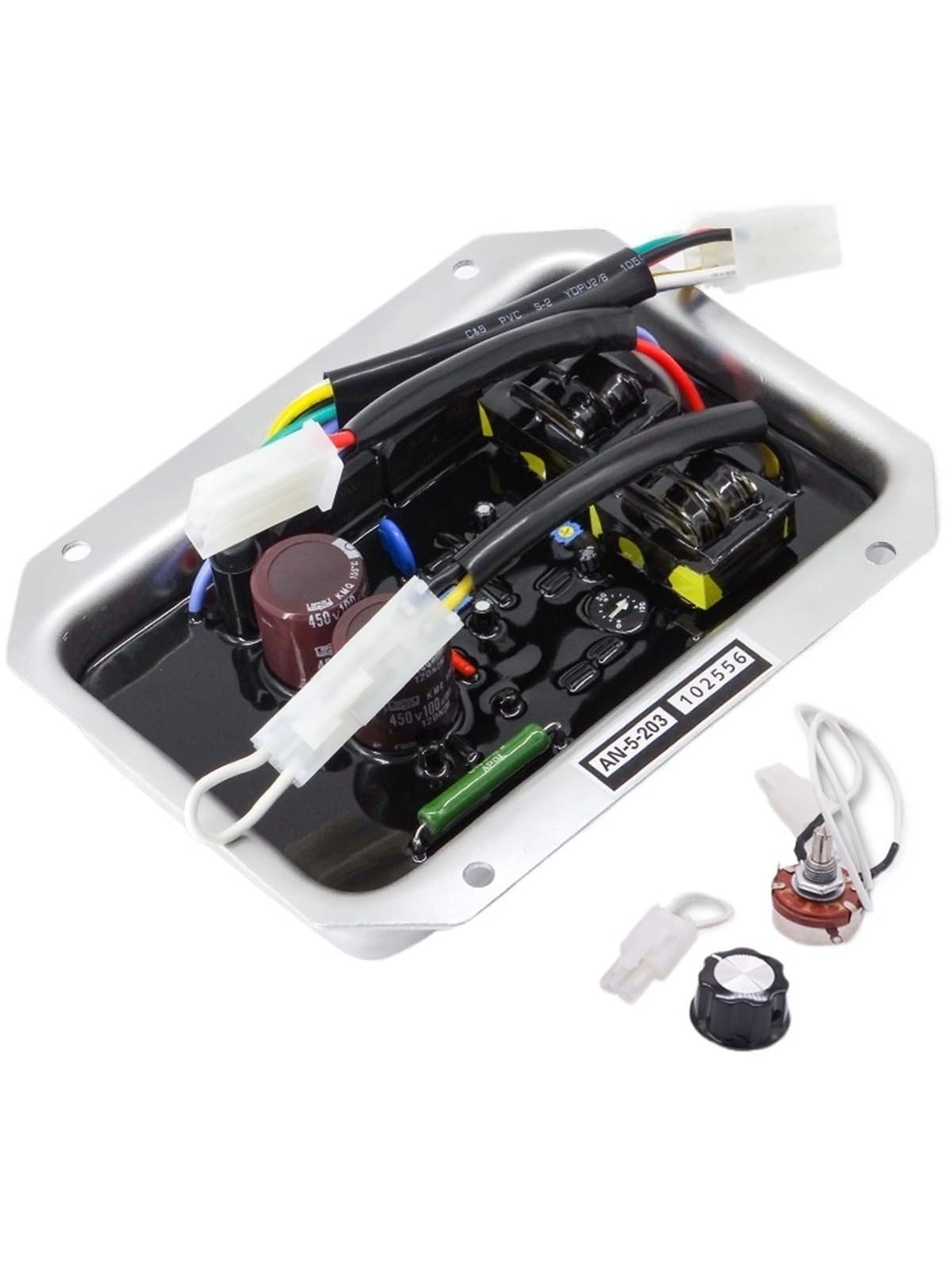 CBRBLCIUL 1pcs Voltage Regulator AN-5-203 Diesel Generator Automatic AN-5W-203(AN-5-203)