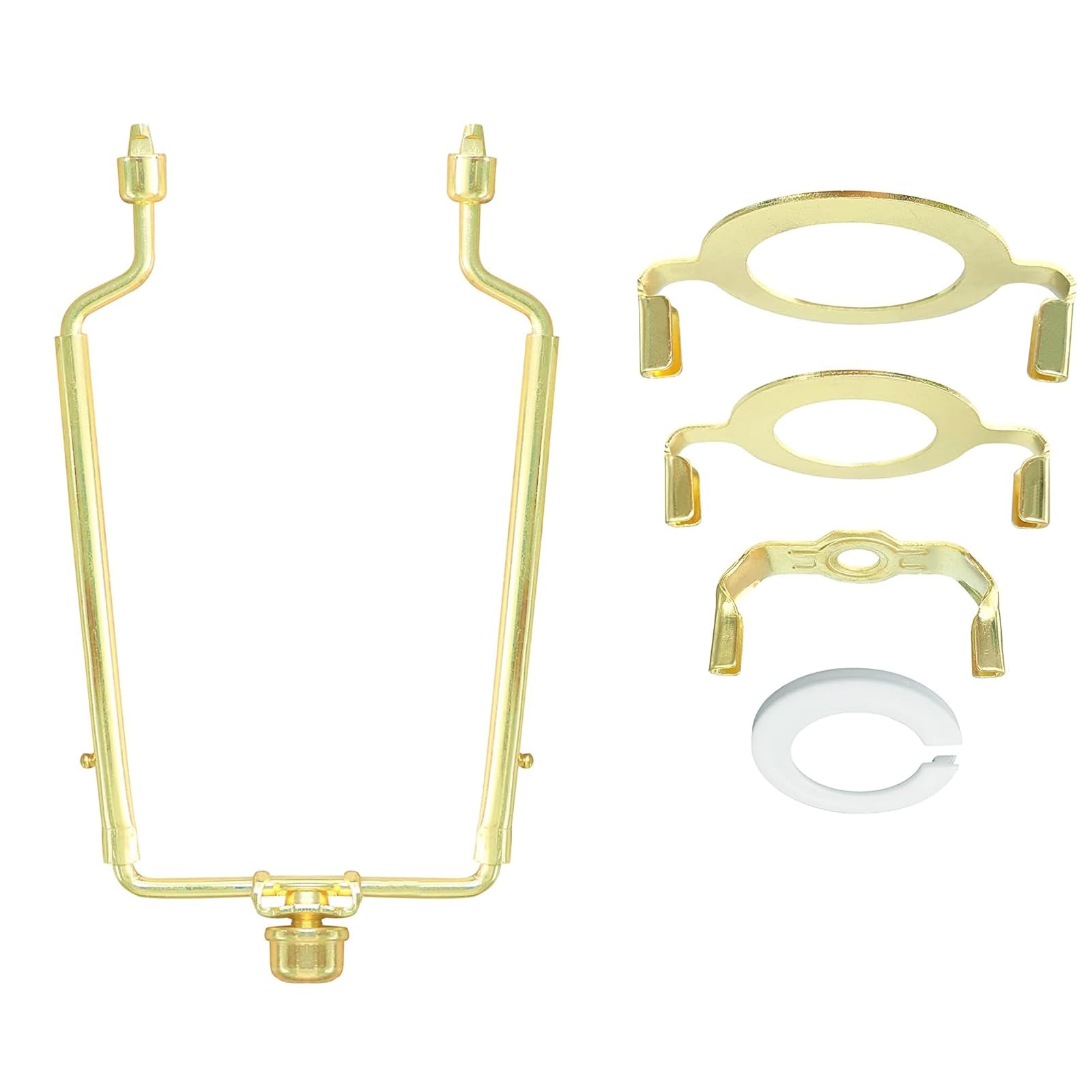 Lamp Shade Harp Assembly with Adjustable Heights Shade Bracket Lamp Shades Rack Iron Rack for Elegant Lighting Solution Lighting Hardware Component
