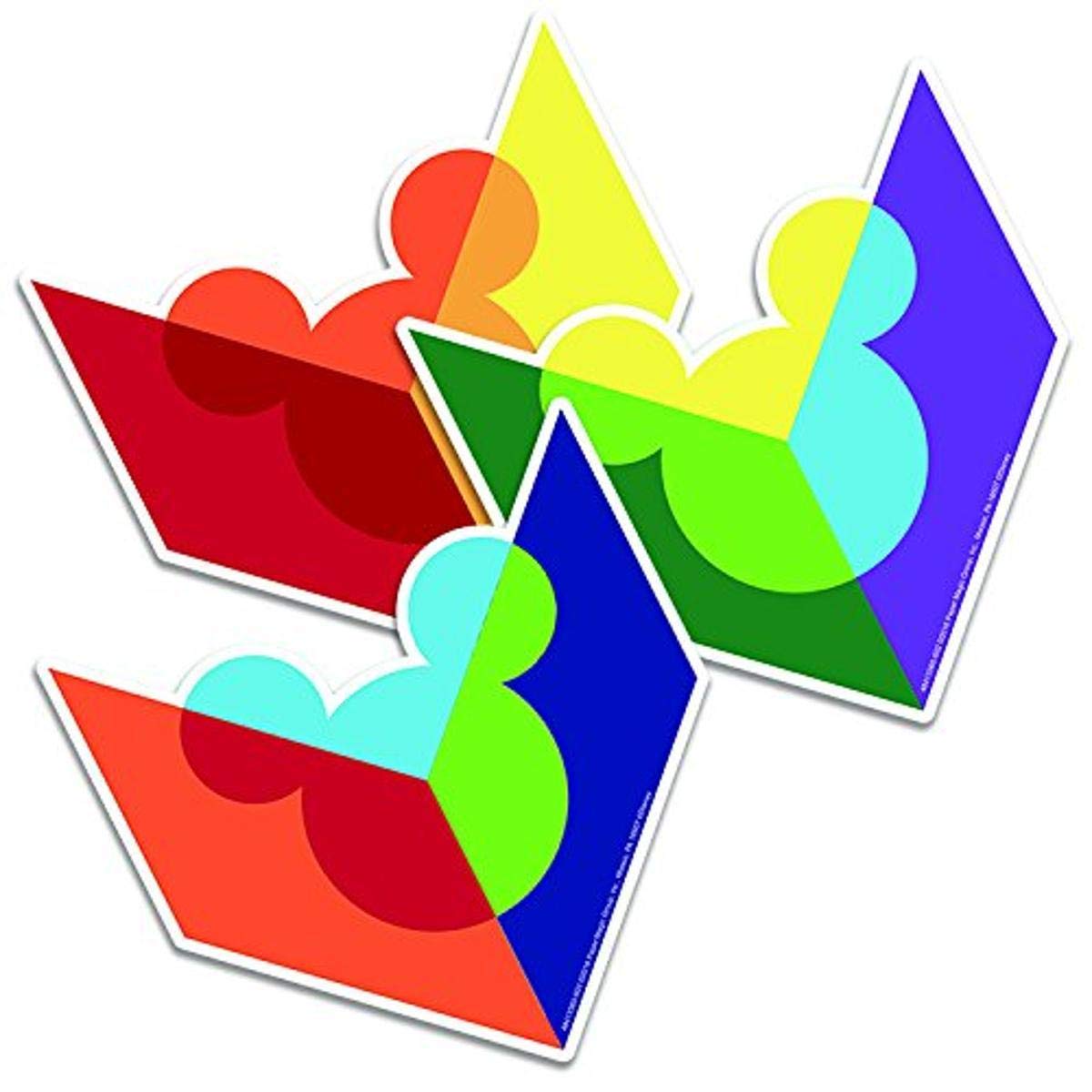 Eureka Geo Mickey Asst. Heads Paper Cut Outs (841336)