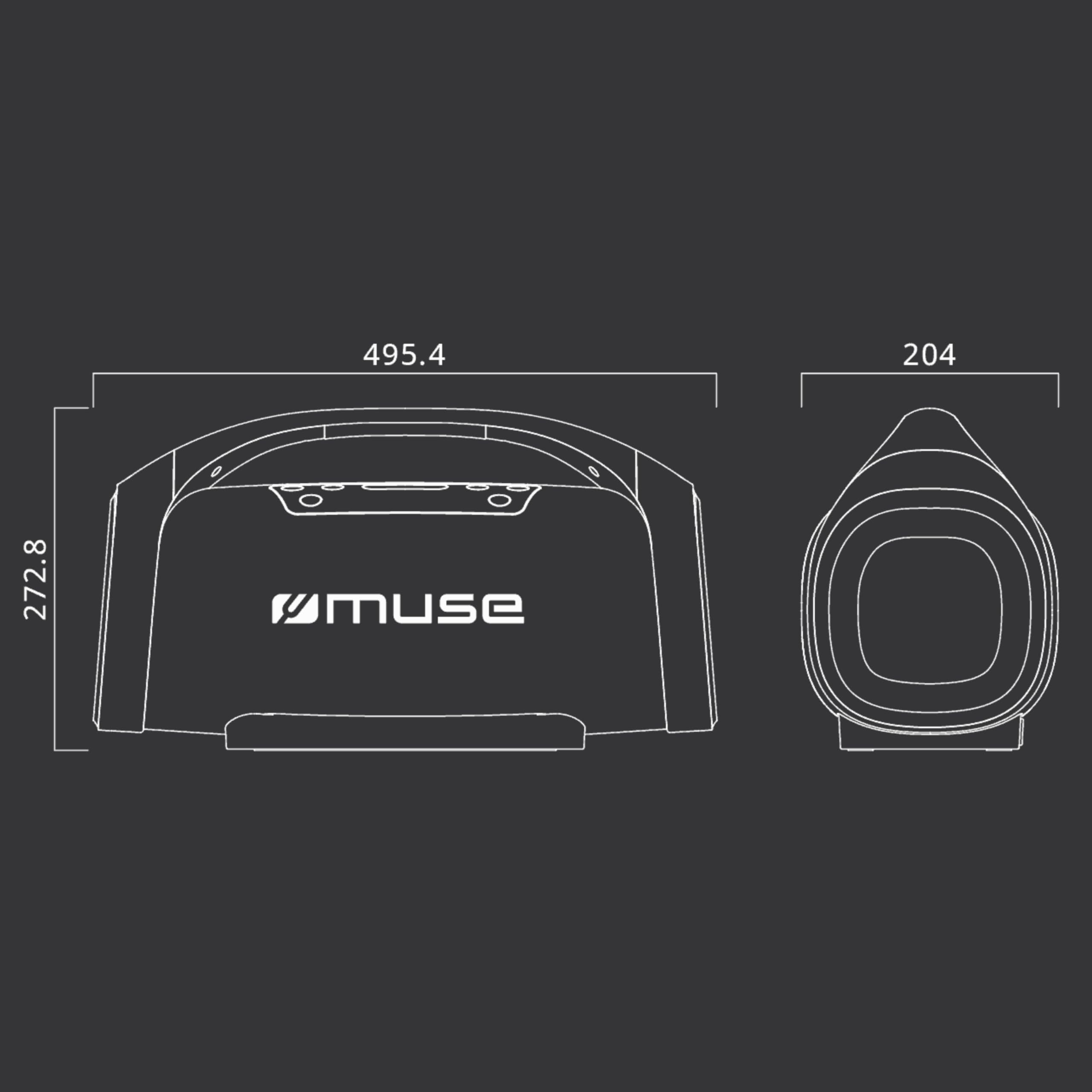 MUSE Enceinte Bluetooth M-980 BT