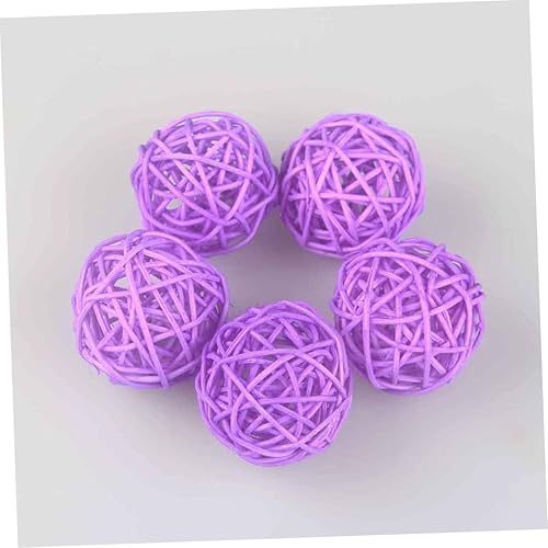 Miniatura 6 de COHEALI Bolas de vid, 15 unidades, decoración de bolas de ratán, adornos para colgar en la pared, para el hogar, oficina, café