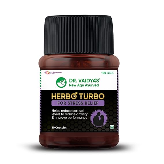 Dr. Vaidyas Herbo24Turbo Stress Relief Capsules (30 count)