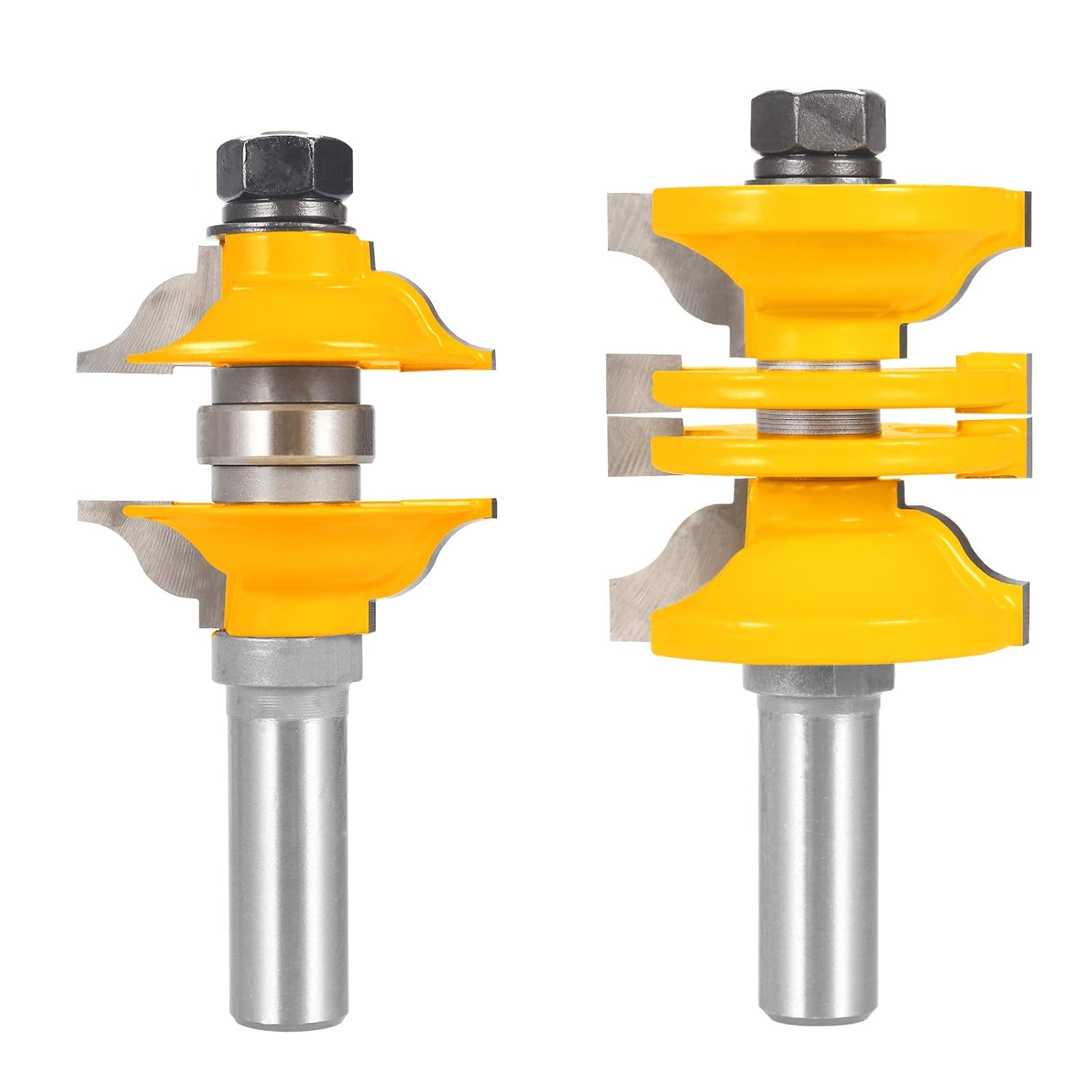 TOOLDO Classical Extended Tenon Entry Door Rail and Stile Router Bit 2