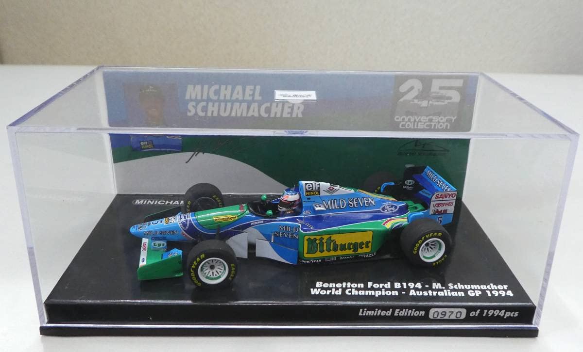 BBR 1/43 ベネトンB194 組み立てキット ベネトン フォード B194 25周年記念キット (プラモデル