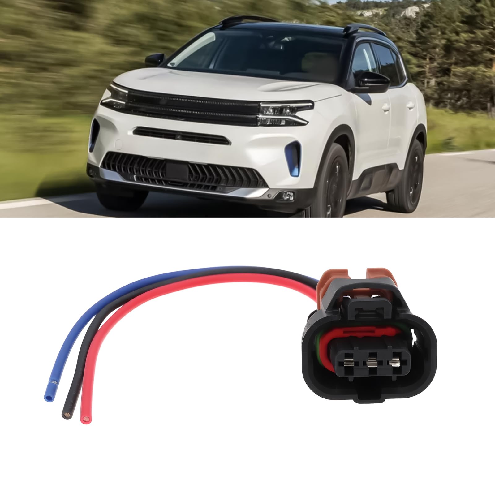 Connettore Di Accensione A Bobina A 3 Pin Spina Di Cablaggio 13801763 Compatibile Con Peugeot Compatibile Con Citroen 15 Cm