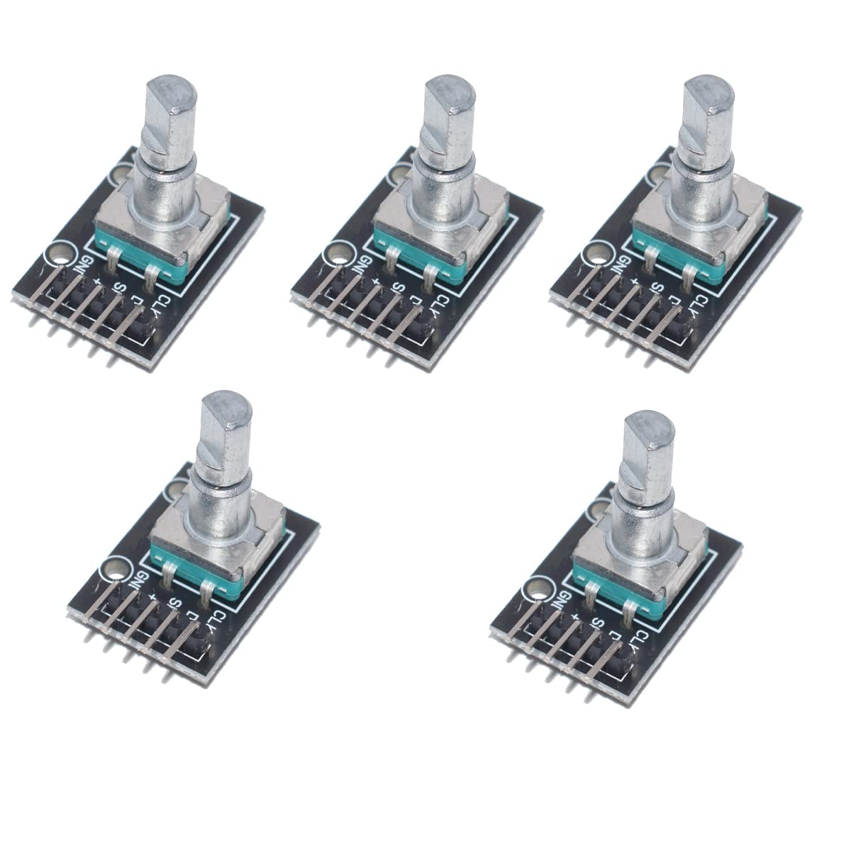 5-Pack Rotary Encoder Modules – 5V Brick Sensor Board For Arduino & DIY Electronics 10 thumbnail image