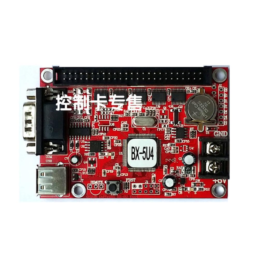 Generic BX-5U4 Large Area 128k Pixels Support USB + Serial Port Single&Two Color LED Screen Controller(Come with HUB12 Adapter)