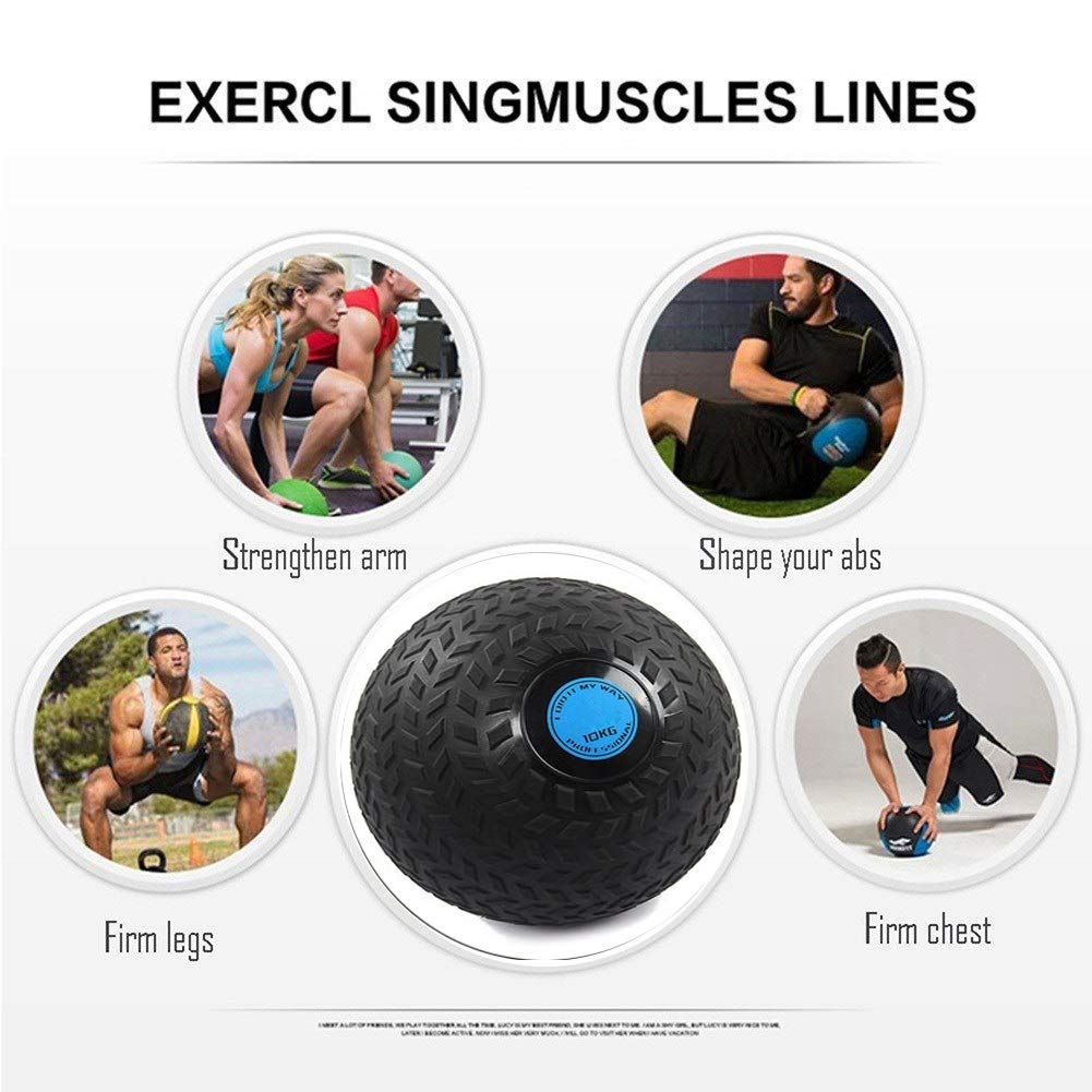 Palle mediche PVC Slam Palla, Fitness Sabbia Palla Gravity Ball, Palla Equilibrio Di Formazione Nucleo In Home Gym Yoga Hall, Anti-skid Pneumatici Del Modello, 2kg / 4kg / 6 Kg / 8 Kg / 10kg Opzi