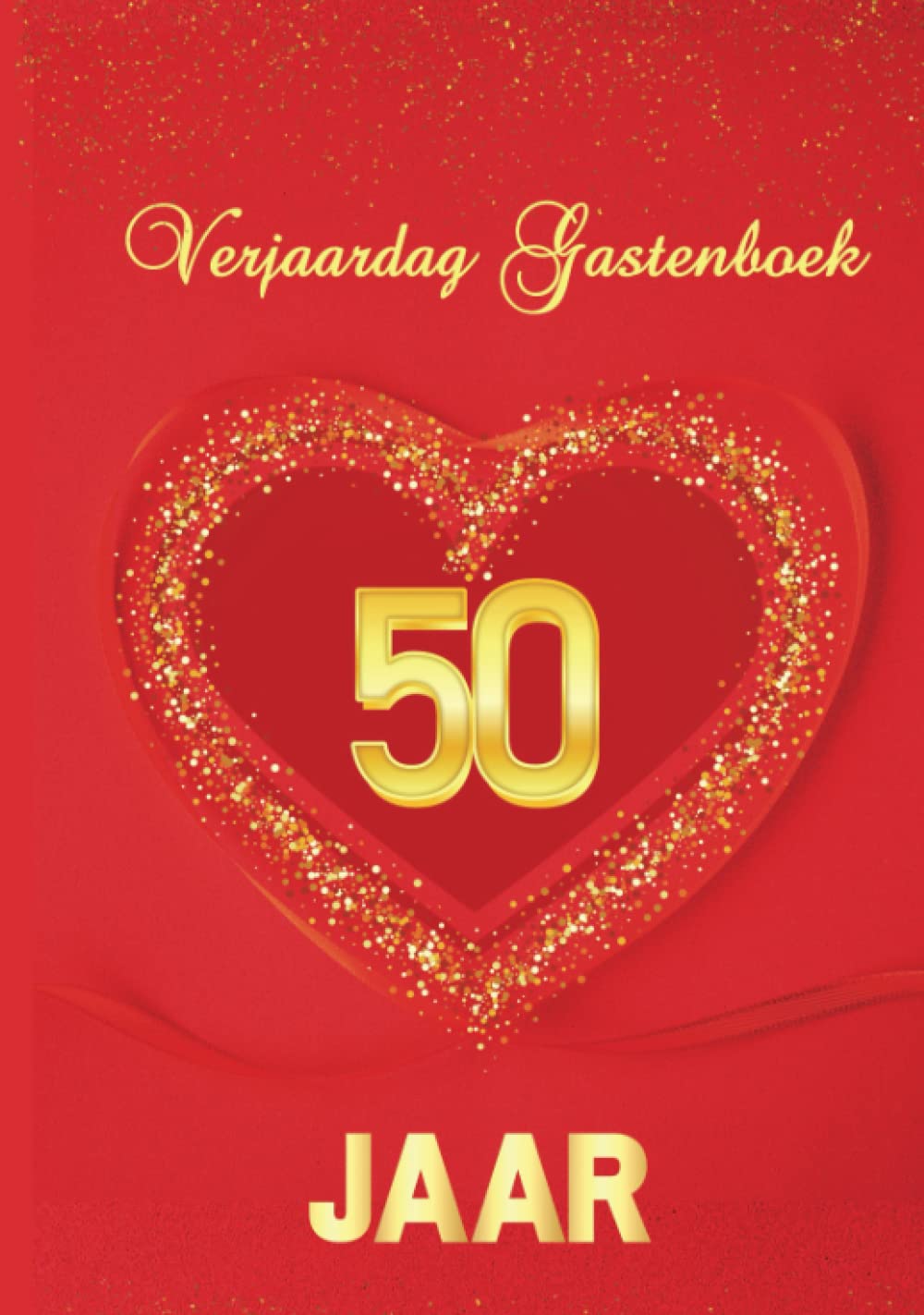 Livre d'or d'anniversaire 50 ans : cadeau personnalisable pour félicitations et souvenirs
