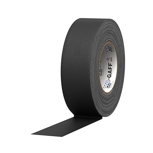 Pro Gaffer Gaffers Tape, 2 in x 55 yd, Black - 1