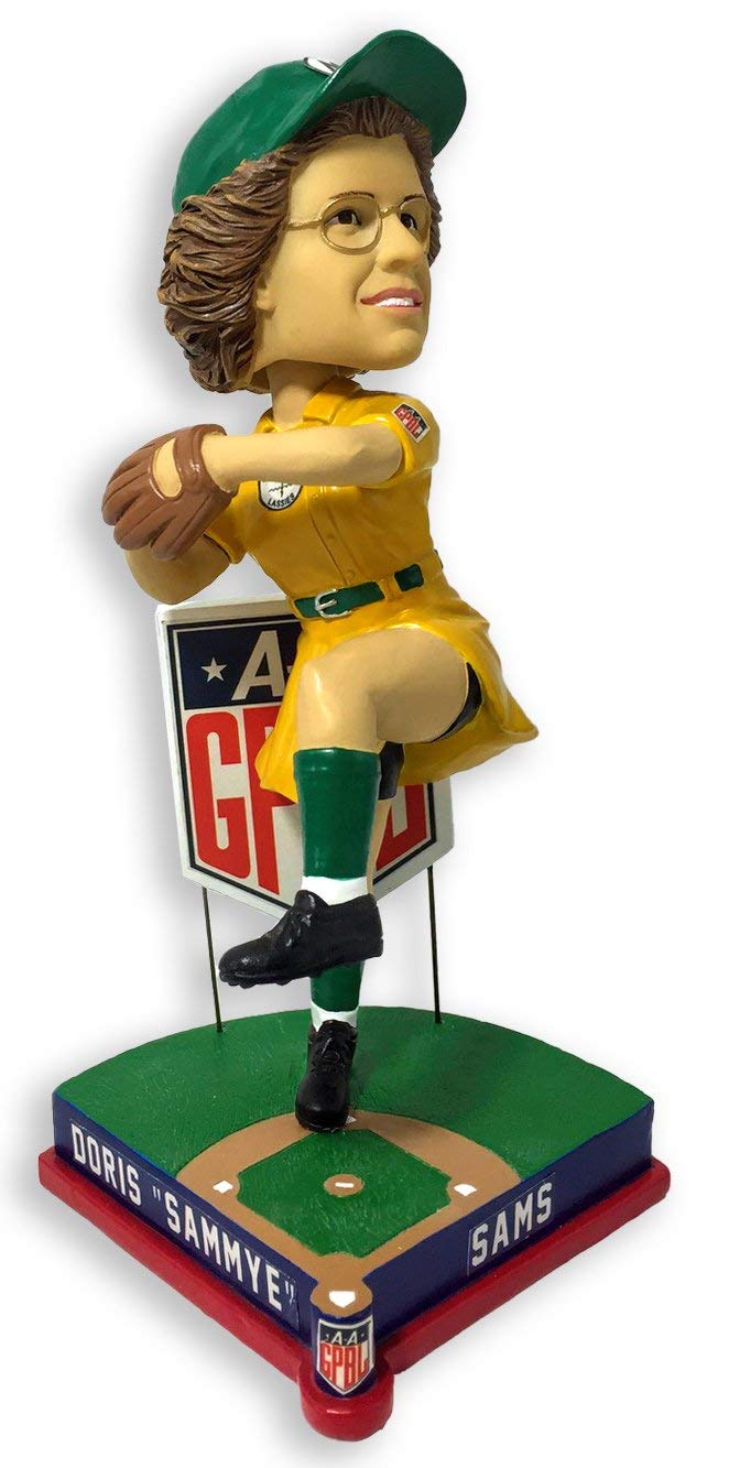 Doris SAMS Muskegon Belles AAGPBL All-Stars Bobblehead AAGPBL