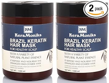 Keramoniks Brazil Keratin Hair Mask 1000 Ml x 2 ( Pack Of 2)